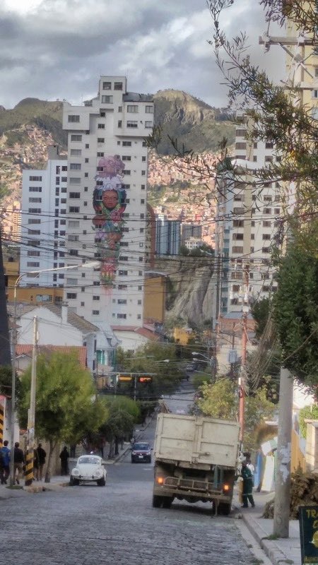 streets of Las Paz, Bolivia